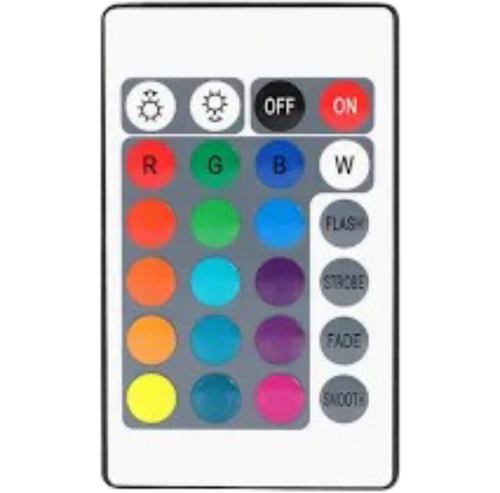 שלט רחוק עם 16 צבעים